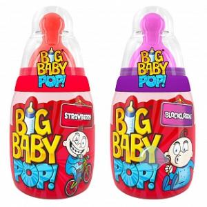 Big Baby Pop Favourites Straw/Black (12x32g)
