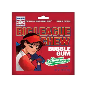 BIG LEAGUE CHEW STRAWBERRY (12x60g)