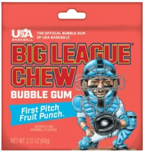 BIG LEAGUE CHEW FRUIT PUNCH (12x60g)