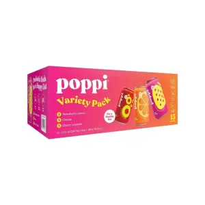 Poppi Fruit Variety Pack (15x355ml)