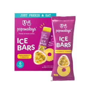 Popsmalaya Ice Bar Passionfruit Pineapple (72x45ml)