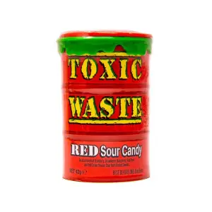 Toxic Waste Red Sour Candy Drum 12x42g