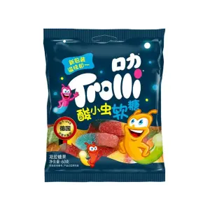 Trolli Sour Worm China Display (10x60g)