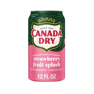 Canada Dry Strawberry Fruit Splash (12x355ml)